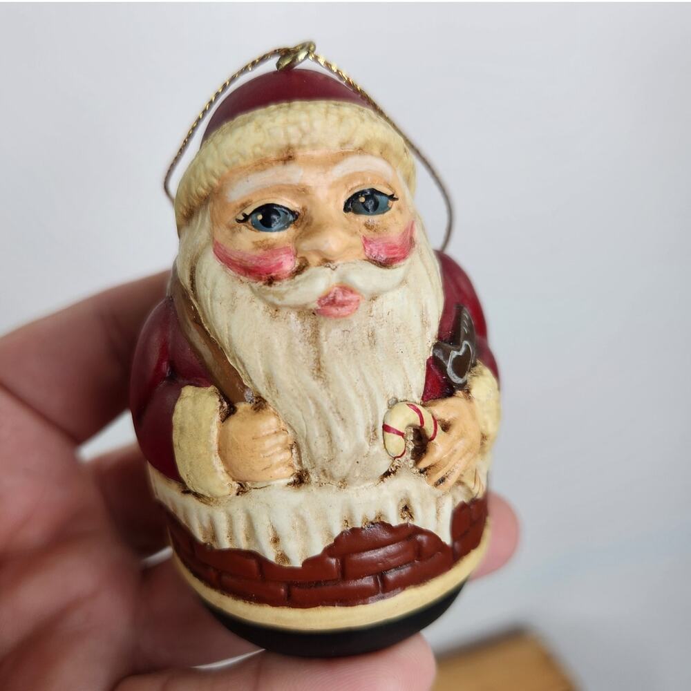 VTG Lefevre Klaus Wickl Santa Christmas Ornament Signed